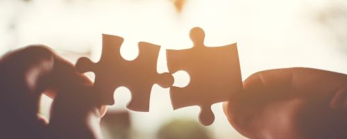 puzzelstukjes op zijn plek