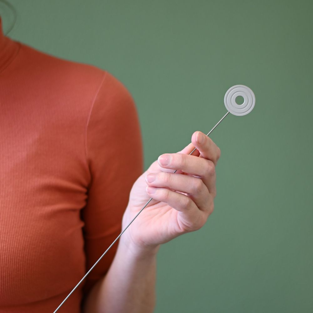 Hand met biosensor